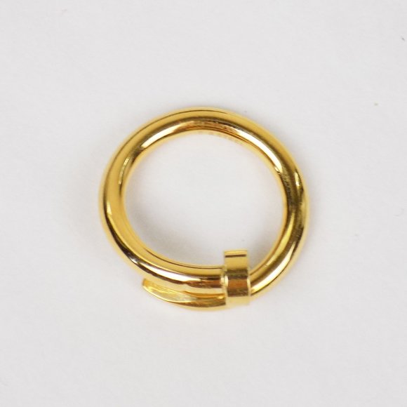 twisted nail ring trendy delicate dainty - Picture 5 of 10